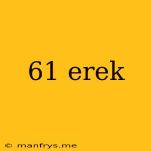 61 Erek
