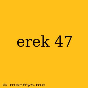 Erek 47