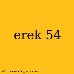 Erek 54