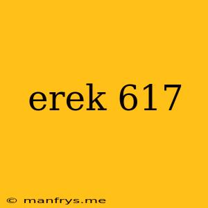 Erek 617